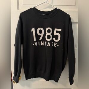 1985 “vintage” Black Sweater